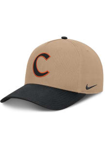 Nike Clemson Tigers Rise Structured A Frame Adjustable Hat - Tan