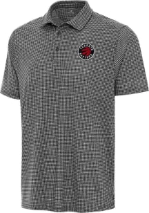 Antigua Toronto Raptors Mens Navy Blue Replica Short Sleeve Polo
