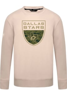 Levelwear Dallas Stars Tan Mandate Buckler Long Sleeve T Shirt