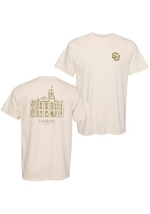 Summit Sportswear Colorado Buffaloes Womens Ivory Alumni Short Sleeve T-Shirt