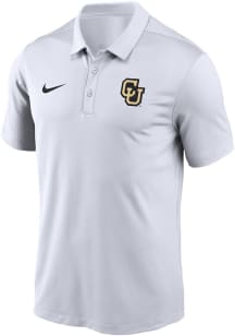 Nike Colorado Buffaloes Mens White Victory Short Sleeve Polo
