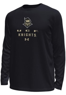 Under Armour UCF Knights Black Stacked Logo Tech Stretch Long Sleeve T-Shirt