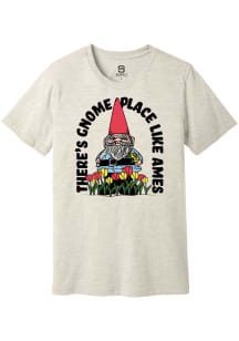 Summit Sportswear Ames Oatmeal Gnome Place Like Home Short Sleeve Fashion T Shirt