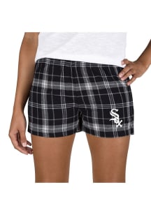 Concepts Sport Chicago White Sox Womens Ash Ultimate Flannel Shorts