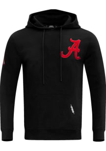 Pro Standard Alabama Crimson Tide Mens Black Classic Long Sleeve Hoodie