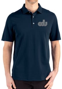 Cutter and Buck Old Dominion Monarchs Navy Blue Vault Advantage Refresh Pique Big and Tall Polo