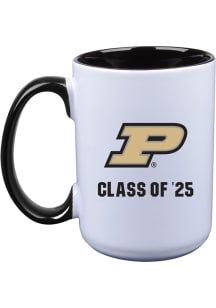 Purdue Boilermakers Class of 2025 15oz Ceramic Mug - White