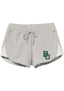 League Baylor Bears Womens Grey Reverse Fleece Shorts