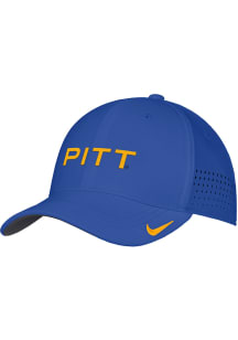 Nike Pitt Panthers Mens Blue Sideline Aero Flex Hat