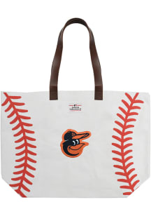 Baltimore Orioles White Baseball Tote Tote