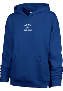 47 Duke Blue Devils Womens Blue Spirited Arch Hooded Sweatshirt