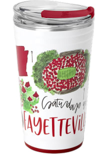 Fayetteville Swig Game Day 24oz Stainless Steel Tumbler - Red