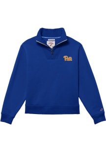 League Pitt Panthers Womens Blue 1991 Qtr Zip