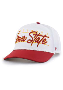 47 Iowa State Cyclones Brrr Condor Two-Tone Hitch Adjustable Hat - White