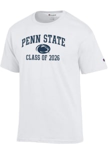 Champion Penn State Nittany Lions White Font Class of 2026 Jersey Short Sleeve T Shirt