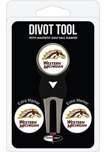 Western Michigan Broncos 3 Pack Ball Marker Divot Tool