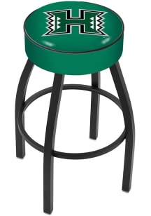 Hawaii Warriors Swivel Pub Stool - Black