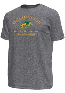 Under Armour North Dakota State Bison Grey Name Tech Stretch Short Sleeve T Shirt