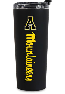 Appalachian State Mountaineers Easy Grip Stainless Steel Tumbler - Black