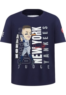 Aaron Judge  Pro Standard New York Yankees Youth Navy Blue Remix Avatar Short Sleeve T-Shirt