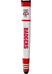 Wisconsin Badgers White Grip Stripe Putter Cover