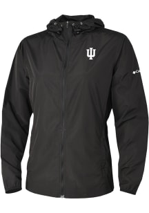 Columbia Indiana Hoosiers Womens Black Heat Seal Prodigy Light Weight Jacket
