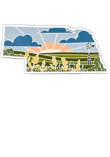 Nebraska State Outline Magnet