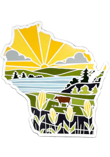 Wisconsin State Outline Magnet