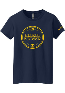 Summit Sportswear Drexel Dragons Womens Navy Blue Welcome Week 2019 Short Sleeve T-Shirt