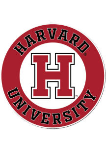 Harvard Crimson Circle H Stickers - Crimson