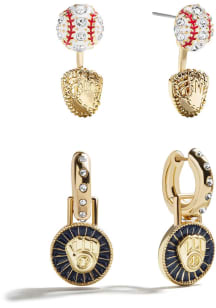 Milwaukee Brewers Set 2 Womens Earrings