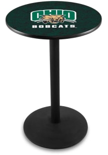Ohio Bobcats Black Round Base Pub Table