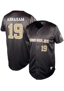 John Abraham  Florida State Seminoles Mens Black NIL Baseball Jersey