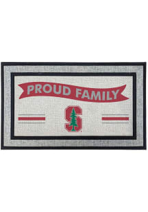 Stanford Cardinal Proud Family 18x30 Door Mat