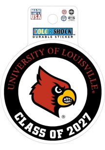 Louisville Cardinals Class of 2027 Durable Stickers - Cardinal