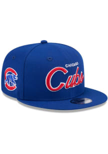 New Era Chicago Cubs Blue JR Evergreen Script 9FIFTY Youth Snapback Hat