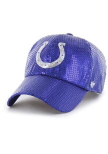 47 Indianapolis Colts Blue Dazzle Clean Up Womens Adjustable Hat