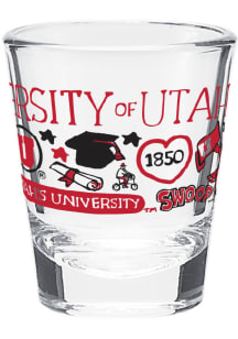 Utah Utes Julia Gash Shot Glass
