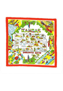 Kansas Map Towel