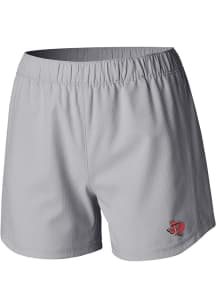 Columbia Texas Tech Red Raiders Womens Grey Heat Seal Tamiami Pull-On Shorts