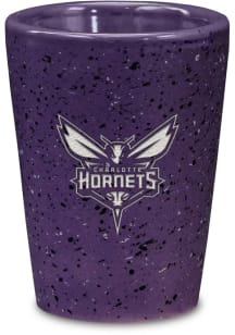 Charlotte Hornets 2oz Laser Engraved Speckled Shot Glass