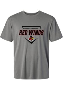 Summit Sportswear Rochester Red Wings Graphite Homeplate Short Sleeve T Shirt
