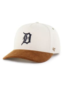 47 Detroit Tigers Garment Undyed Hitch RF Adjustable Hat - White