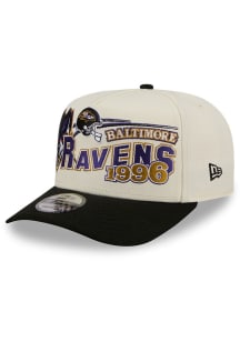 New Era Baltimore Ravens Classic AF 9FIFTY Adjustable Hat - White