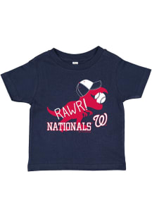 Washington Nationals Toddler Navy Blue Dino Short Sleeve T-Shirt