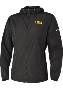 Columbia LSU Tigers Womens Black Heat Seal Prodigy Light Weight Jacket
