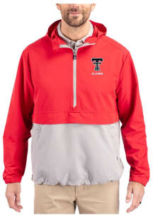 Cutter and Buck Texas Tech Red Raiders Mens Red Charter Eco Pullover Jackets