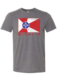 Wichita Grey Flag Short Sleeve T Shirt