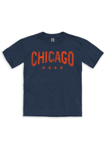 Chicago Youth Navy Blue Stars Short Sleeve T-Shirt