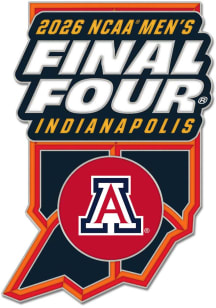 Arizona Wildcats Souvenir 2026 NCAA Final Four Bound Pin - Black
